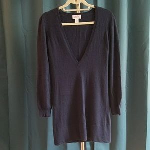 *Donating soon* Loft Deep V-neck sweater dress